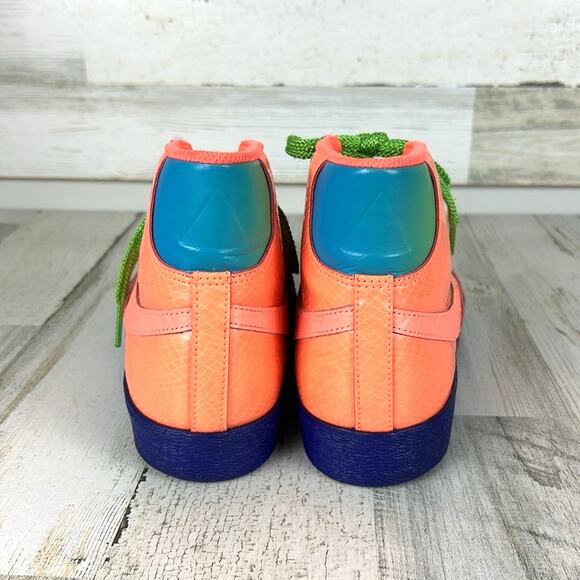 Nike Mens 9.5 Blazer Mid Supreme Cassette Playa High Top Athletic Sneakers Shoes - Picture 4 of 9